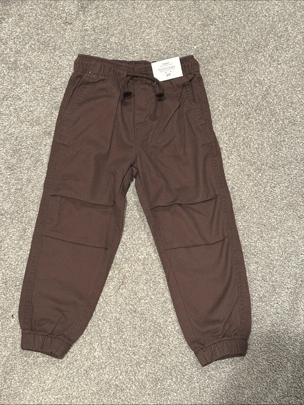 H&M Brown Toddler Cargo Joggers